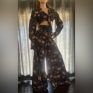 Floral Black Set